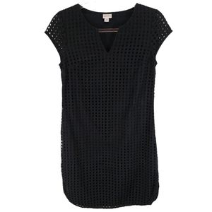 Anthropologie Black Mini Dress